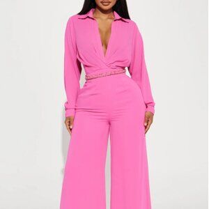 Grecia Jumpsuit - Fuchsia